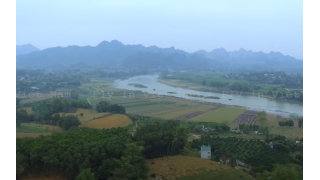 FLYCAM 4K || SÔNG LÔ ĐOẠN BA LUỒNG || Thái Hoà, Hàm Yên, Tuyên Quang